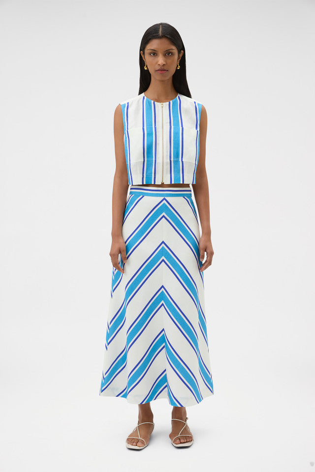 SHORE STRIPE SKIRT