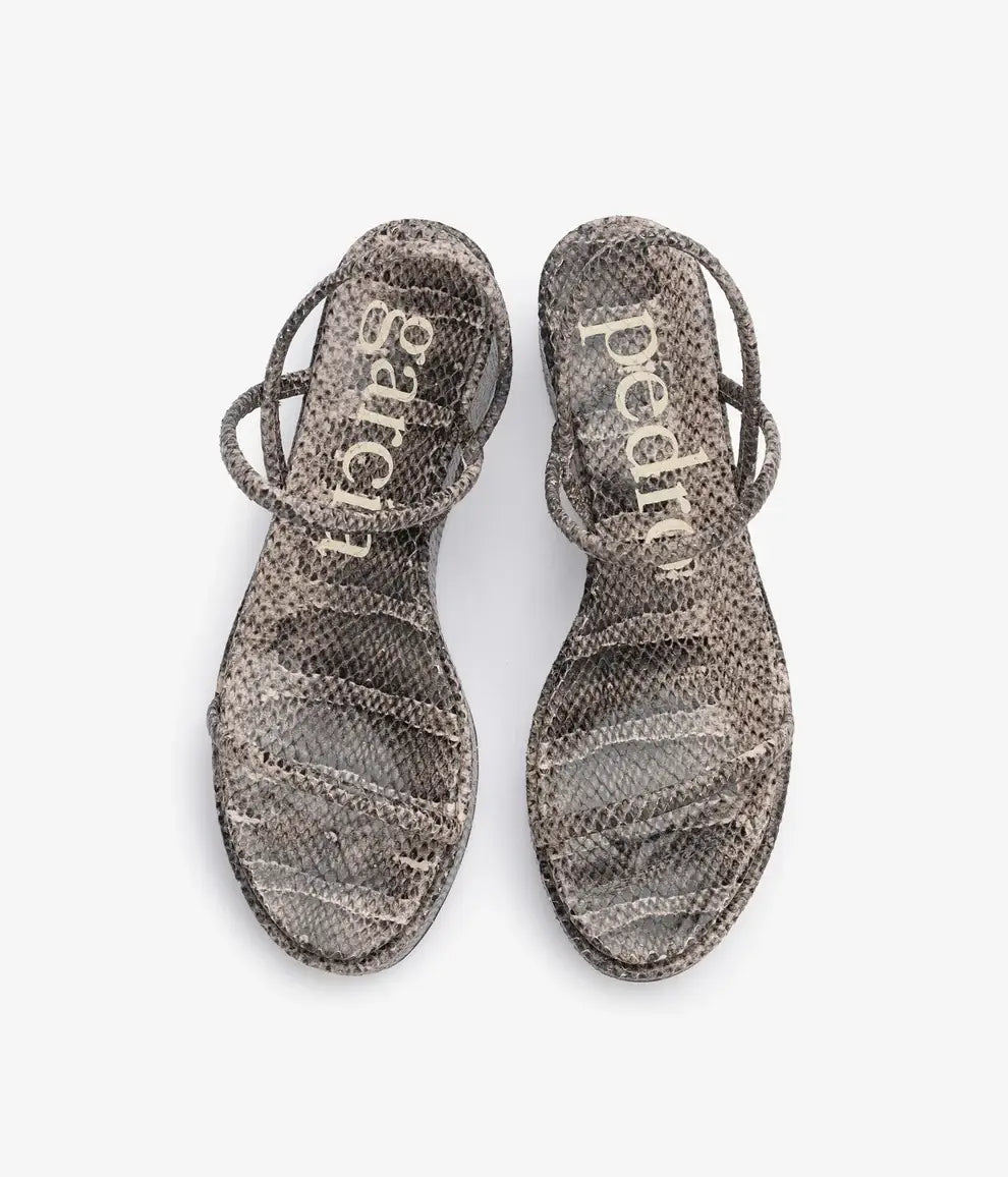 NIBIA STRAPPY FLATFORM