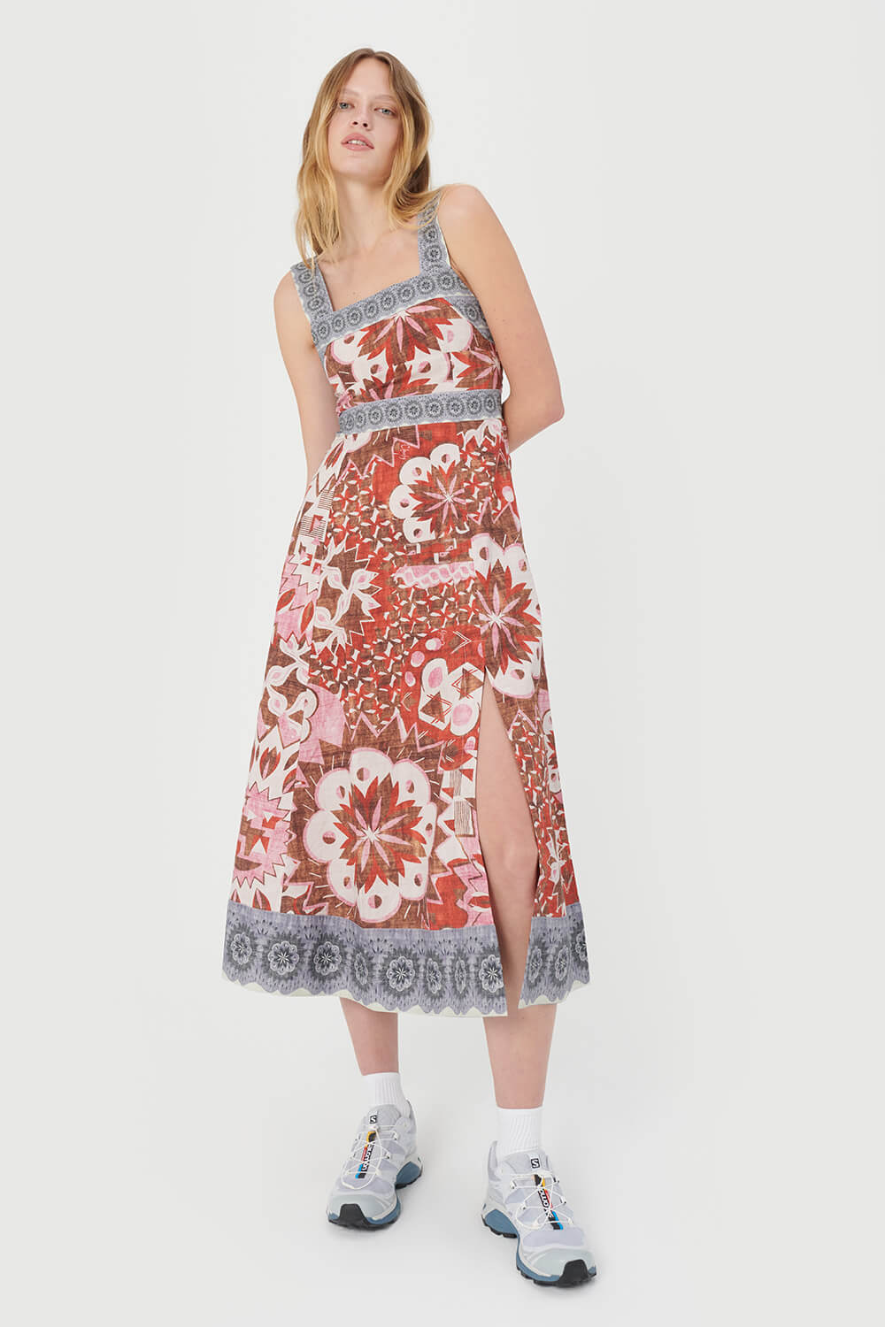 ANNA ORGANIC COTTON MAXI DRESS