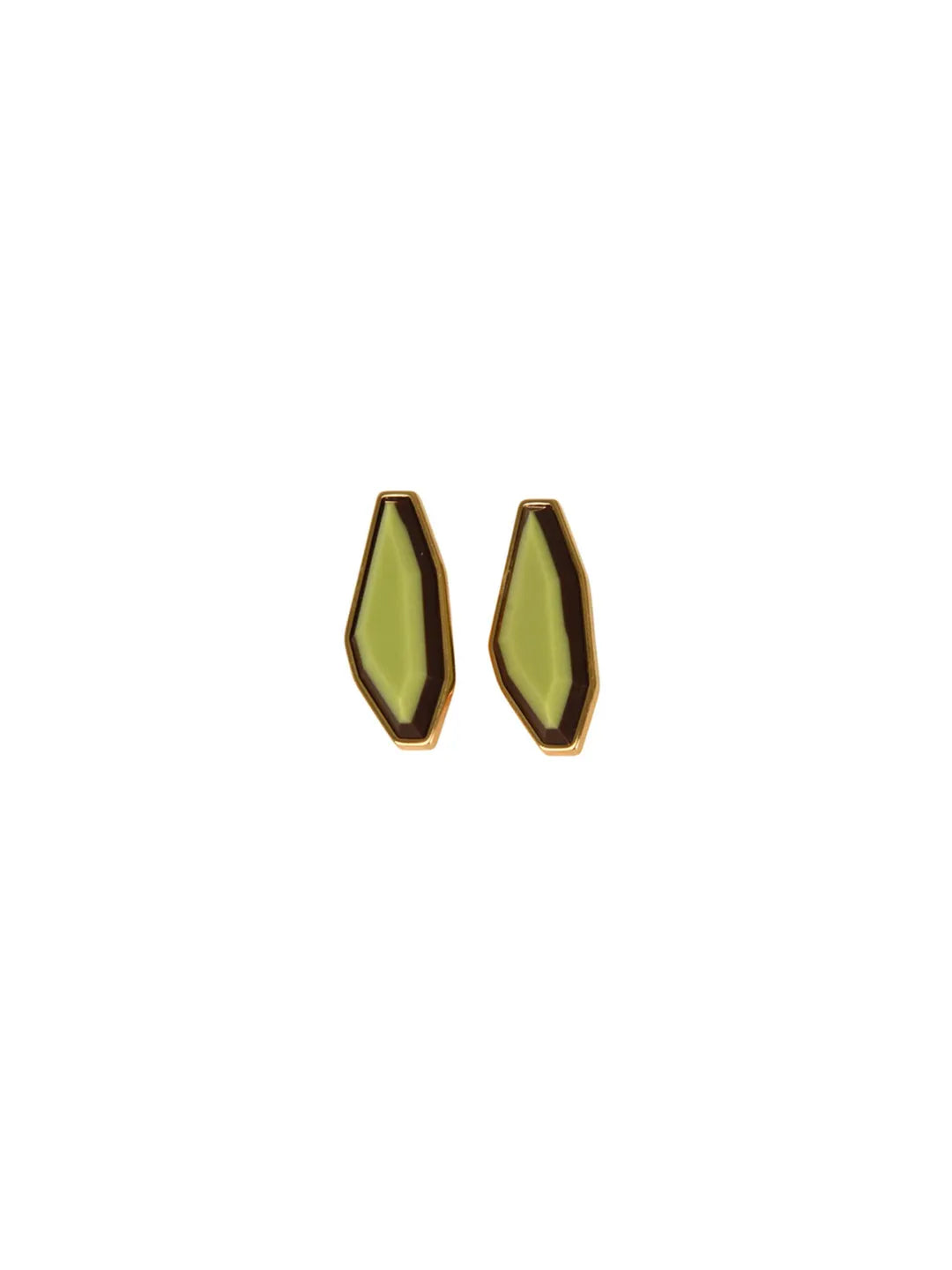 BADRA EARRINGS IN LIME