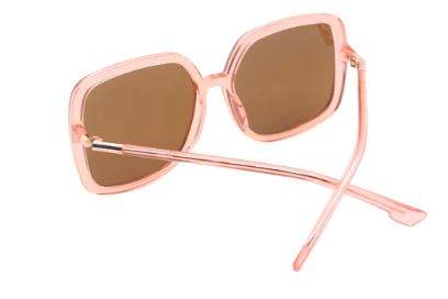 JANIS SUNGLASSES- TRANSLUCENT PINK