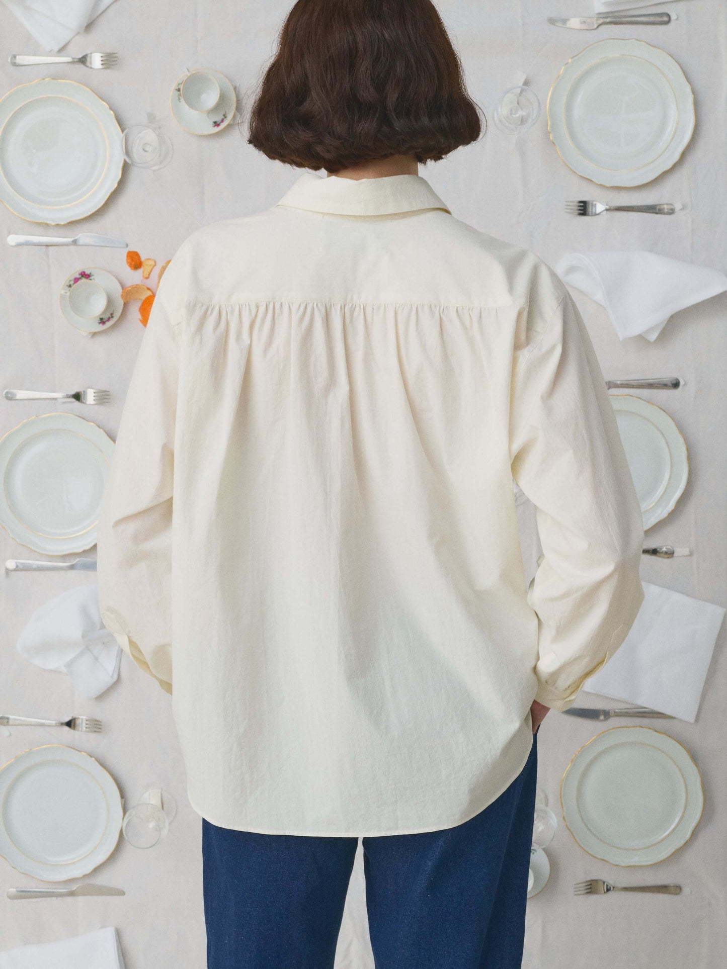 PRINTED HAND EMBROIDERED BLOUSE