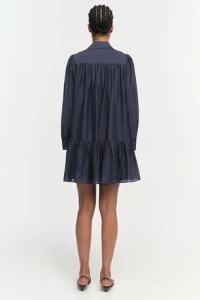 VIOLA L/S SHIRTING MINI DRESS