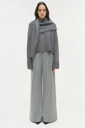 ELSON SCARF SWEATER