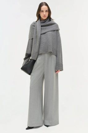 ELSON SCARF SWEATER