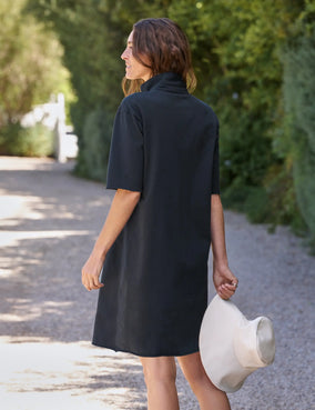 MINI EMMA HENLEY DRESS IN BRITISH ROYAL NAVY