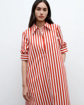 JENNY'S GOWN - RED/WHITE