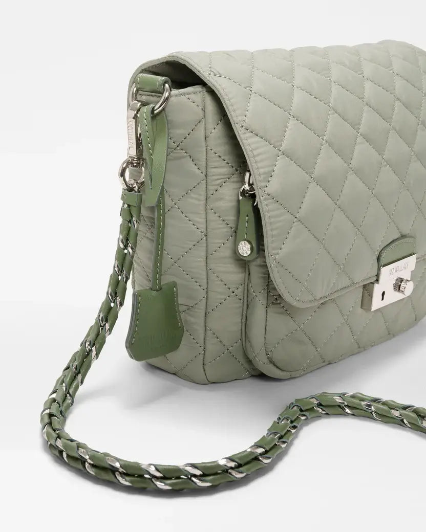 AGAVE GREEN MEDIUM CROSBY LOCK CROSSBODY