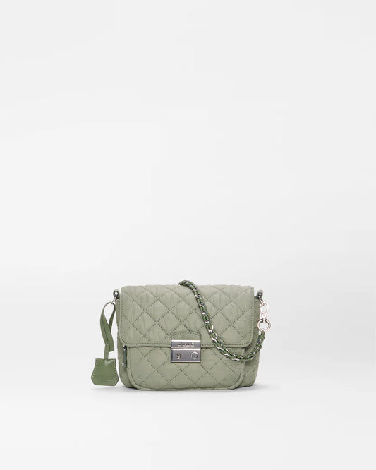 AGAVE GREEN SMALL CROSBY LOCK CROSSBODY