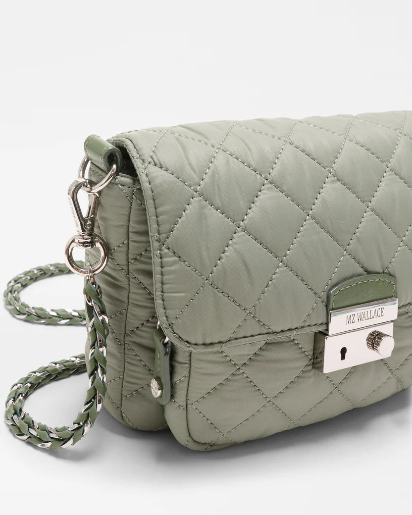 AGAVE GREEN SMALL CROSBY LOCK CROSSBODY