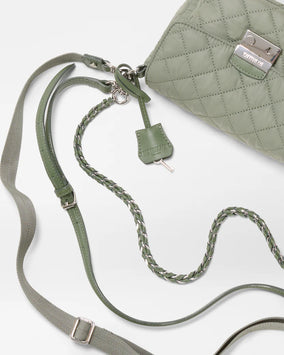 AGAVE GREEN SMALL CROSBY LOCK CROSSBODY