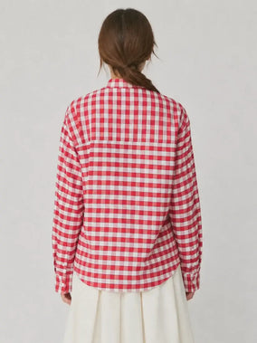 HANDWOVEN BLEND COTTON-SILK SHIRT