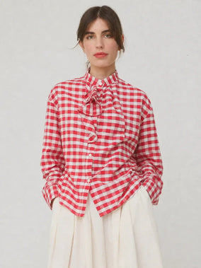 HANDWOVEN BLEND COTTON-SILK SHIRT