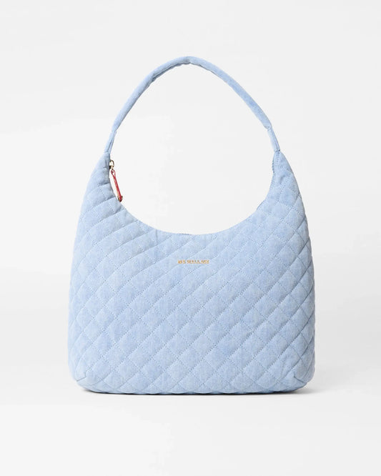 LARGE METRO SHOULDER- TRUE LIGHT DENIM