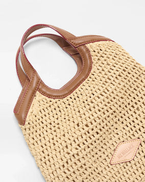 CAMEL CROCHET II MINI CROCHET GEORGICA TOTE