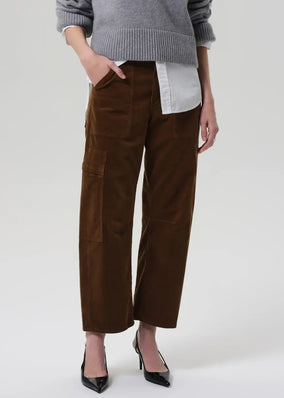 MARCELLE LOW SLUNG CARGO IN CORDUROY