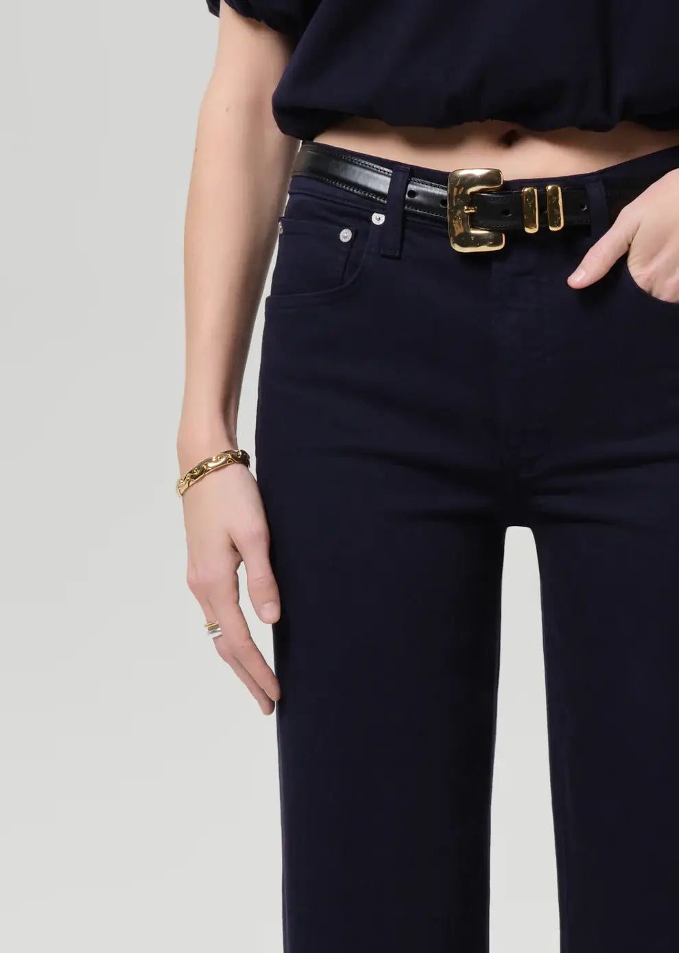 PALMA STRAIGHT- NAVY