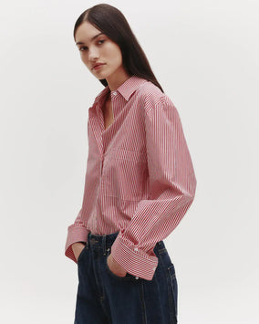 NEXT MORNING IN STRIPED COTTON