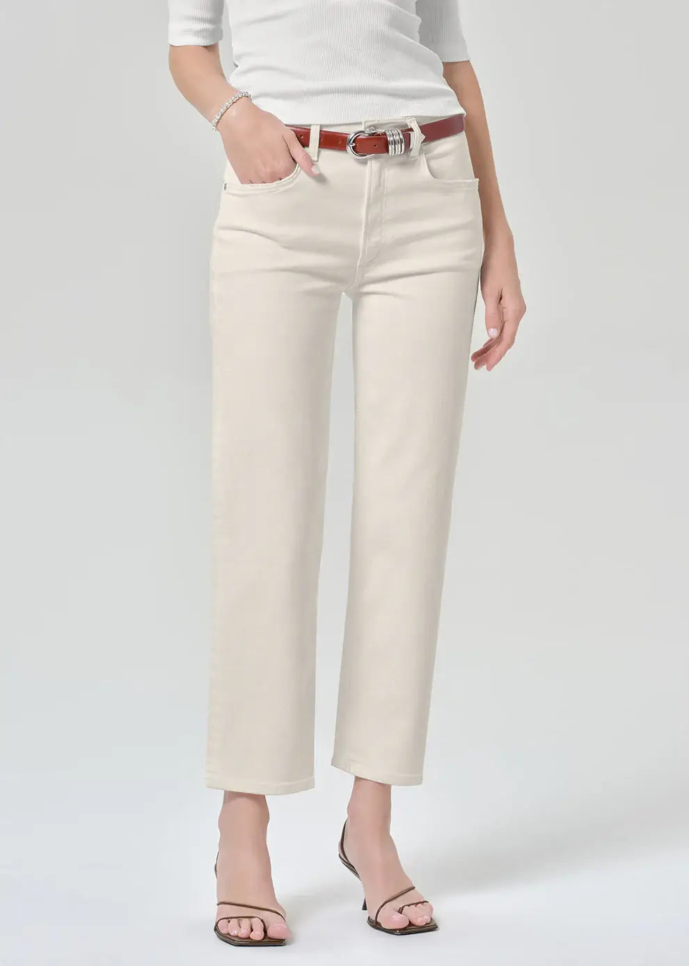 PALMA STRAIGHT- ALMOND
