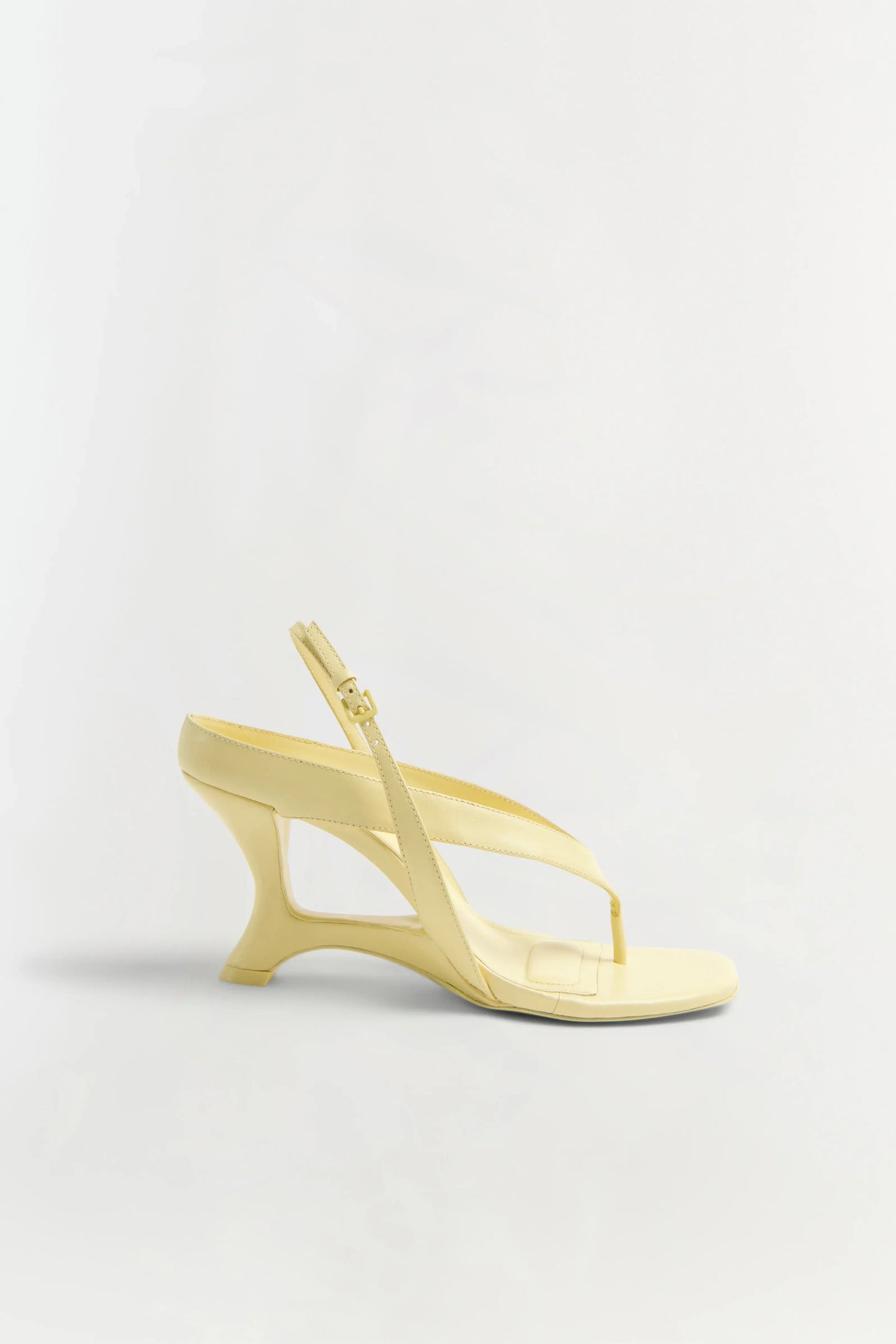 DARYA LEATHER WEDGE THONG SANDAL