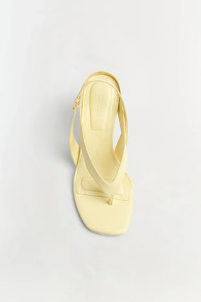 DARYA LEATHER WEDGE THONG SANDAL