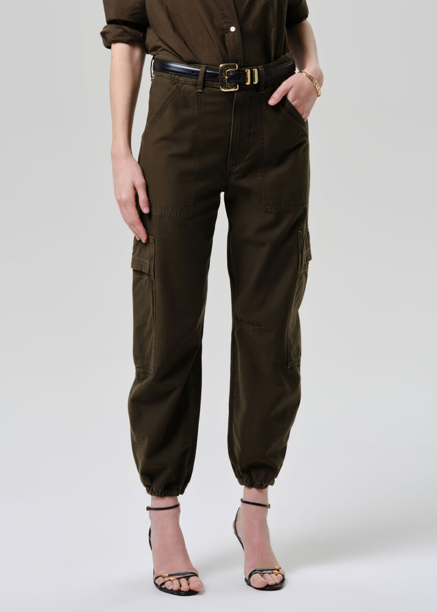 CIELA BUBBLE HEM UTILITY IN MOSS
