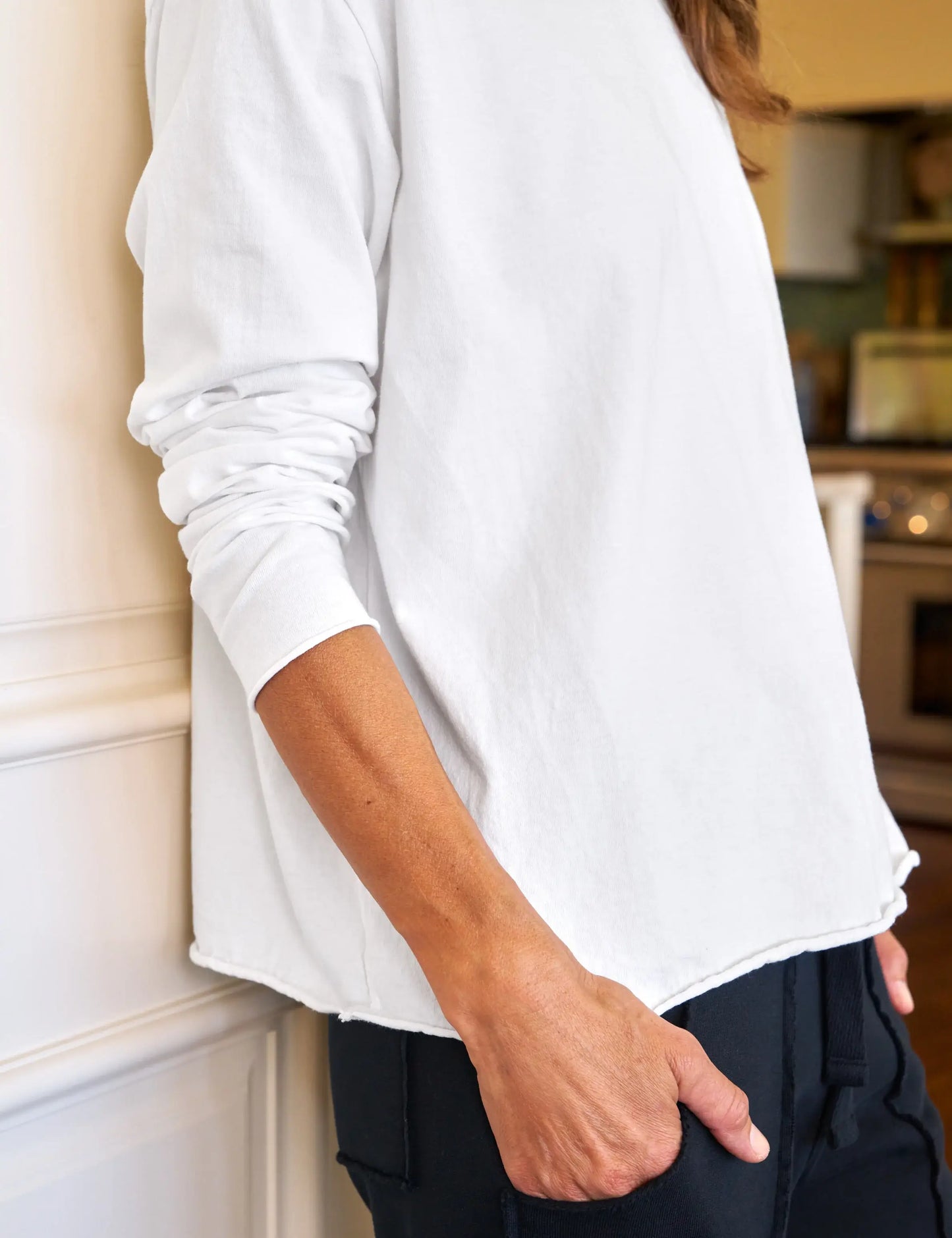 QUINN - LS CREWNECK TEE