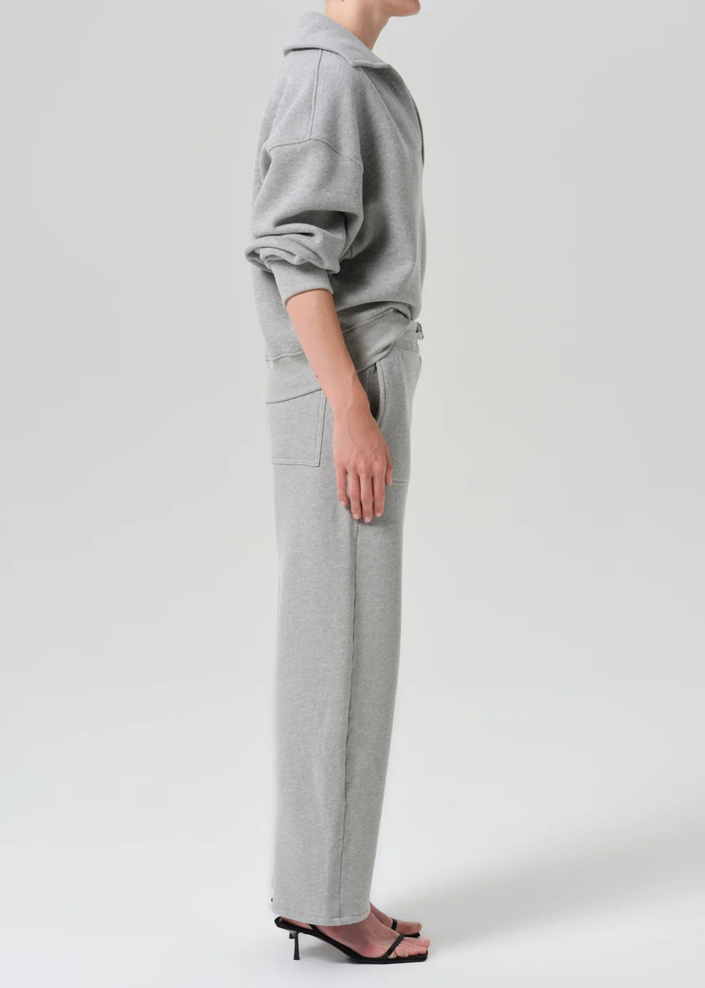 FREYA SWEATPANTS IN HEATHER GREY