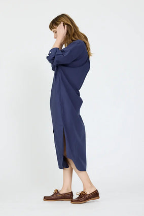 CHIARA MAXI DRESS- NAVY