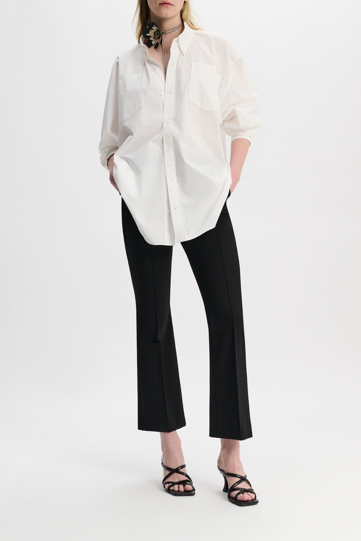 POPLIN POWER BLOUSE