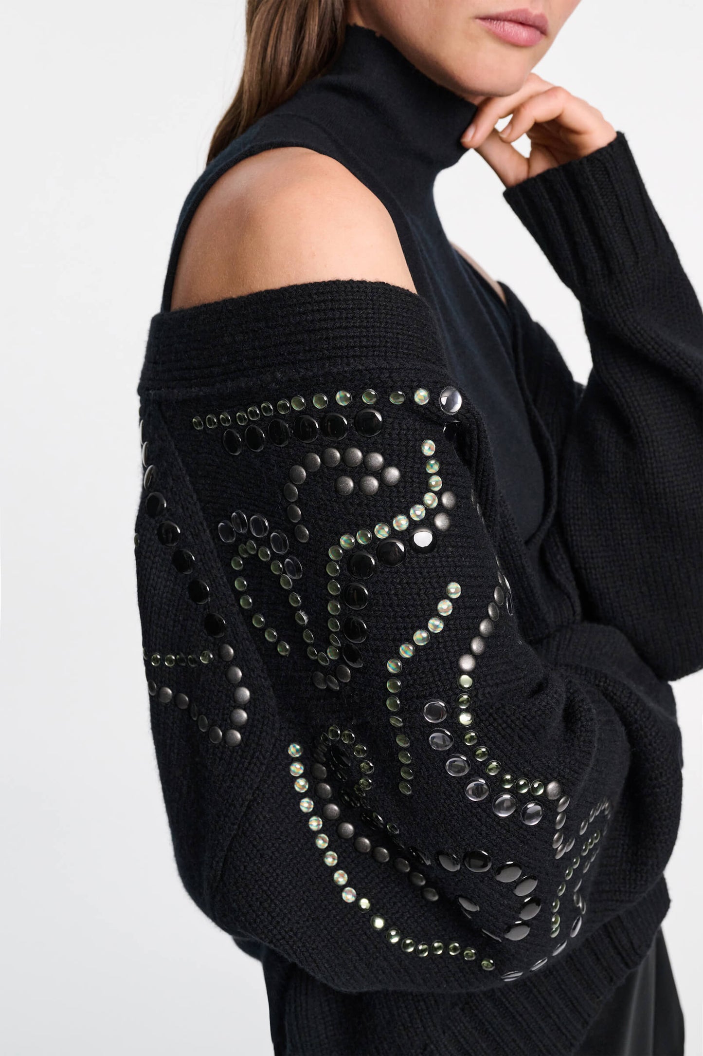 EMBELLISHED STATEMENTS CARDIGAN