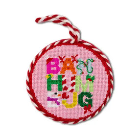 BAH HUMBUG NEEDLEPOINT ORNAMENT