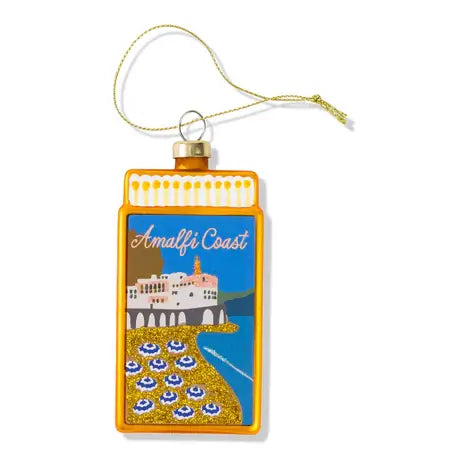 AMALFI COAST MATCHBOOK ORNAMENT
