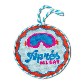 APRES ALL DAY NEEDLEPOINT ORNAMENT