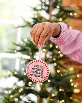 THIS IS MY CIRCUS NEEDLEPOINT ORNAMENT