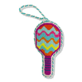 PICKLEBALL NEEDLEPOINT ORNAMENT
