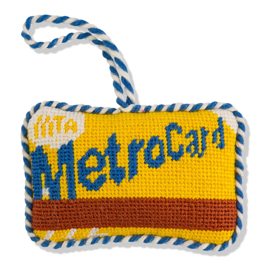 METROCARD NEEDLEPOINT ORNAMENT