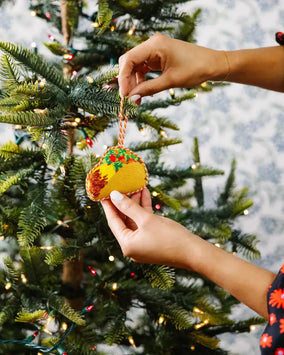 TACO NEEDLEPOINT ORNAMENT