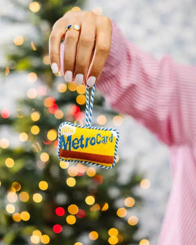 METROCARD NEEDLEPOINT ORNAMENT