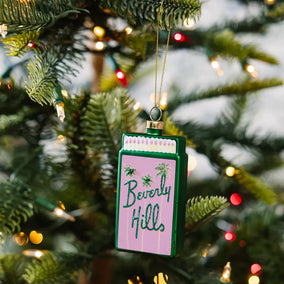BEVERLY HILLS MATCHBOOK ORNAMENT