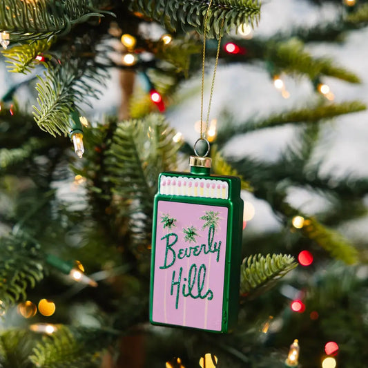 BEVERLY HILLS MATCHBOOK ORNAMENT
