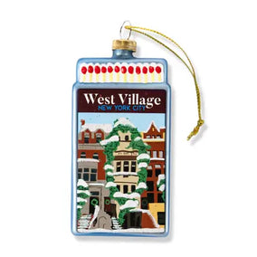 WEST VILLAGE MATCHBOOK ORNAMENT