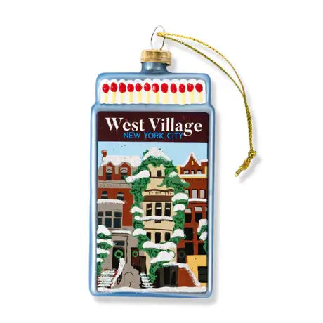 WEST VILLAGE MATCHBOOK ORNAMENT