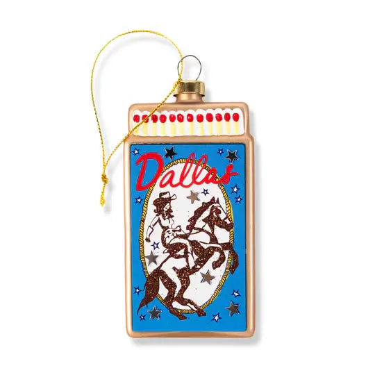 DALLAS MATCHBOOK ORNAMENT