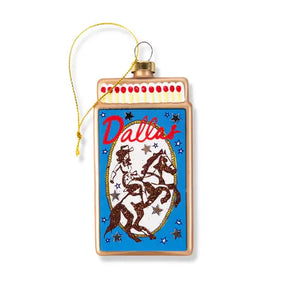 DALLAS MATCHBOOK ORNAMENT