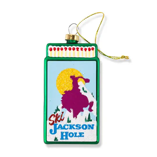 JACKSON HOLE MATCHBOOK ORNAMENT