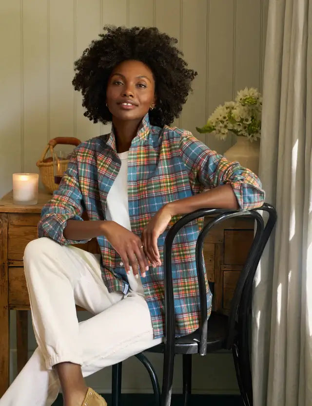 RELAXED BUTTON-UP SHIRT