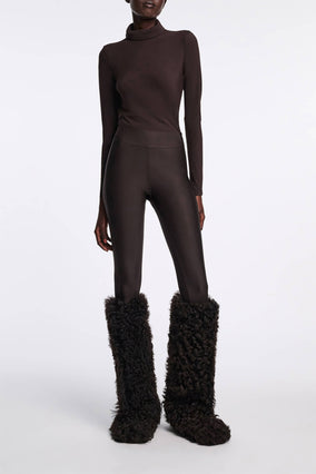 SHARP CUT PANTS- DARK CHOCOLATE