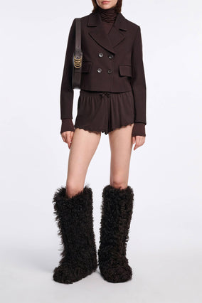 CHIC COMFORT SHIRT- CHOCOLATE