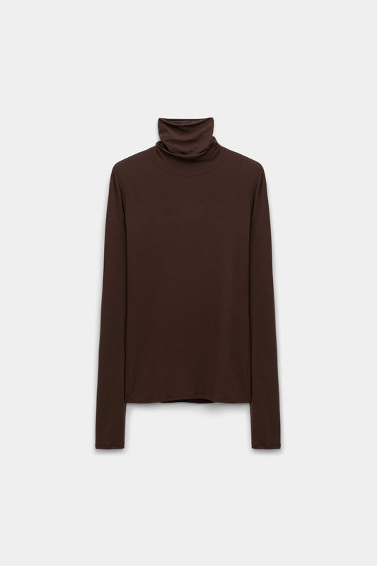 CHIC COMFORT SHIRT- CHOCOLATE